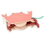 BS Toys wooden crab with drawstring