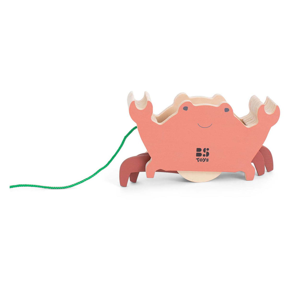 BS Toys wooden crab with drawstring