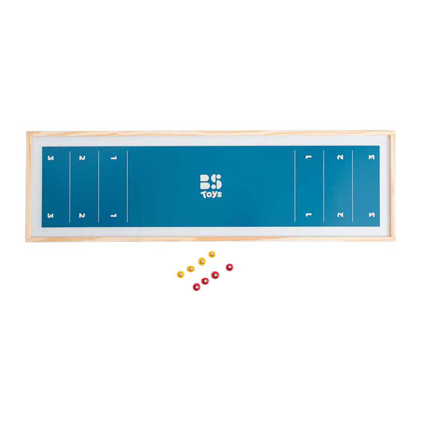 Bs toys shuffleboard met 8 schijven - 2 spelers