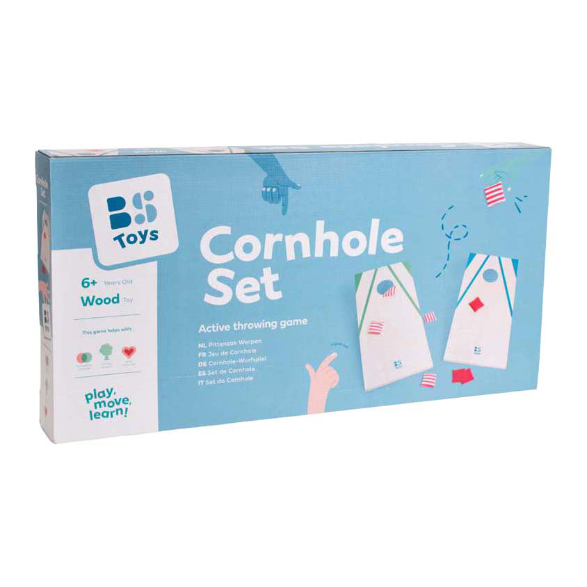 Bs toys houten werpspel - 6dlg.