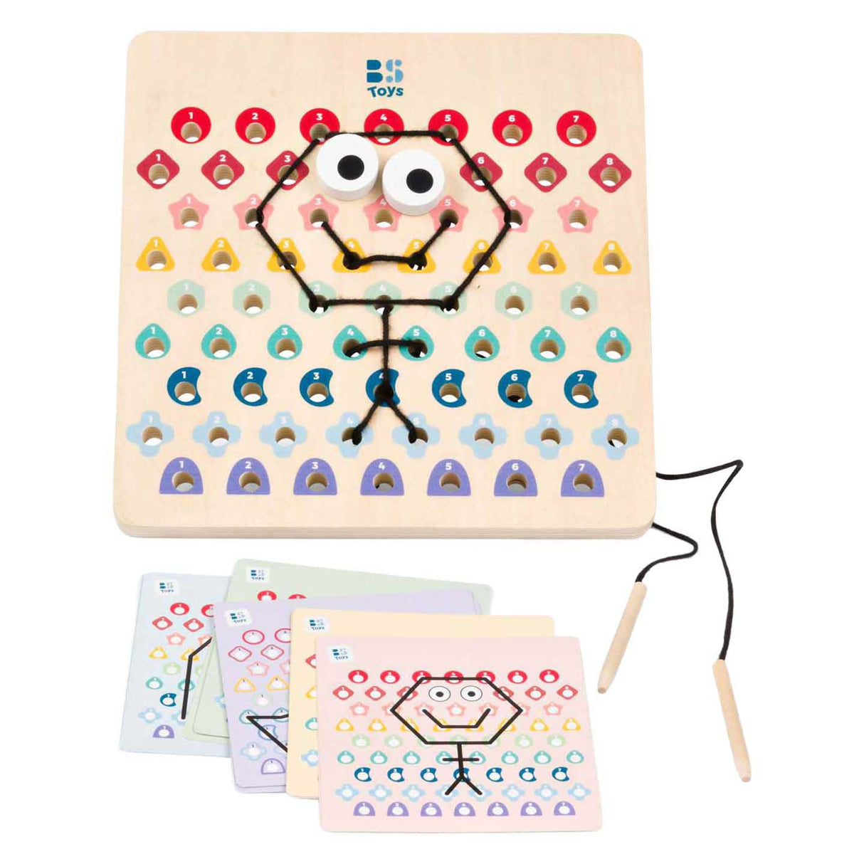 Bs toys houten draad en code