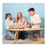 Bs toys wooden giant number tower - 46pcs.