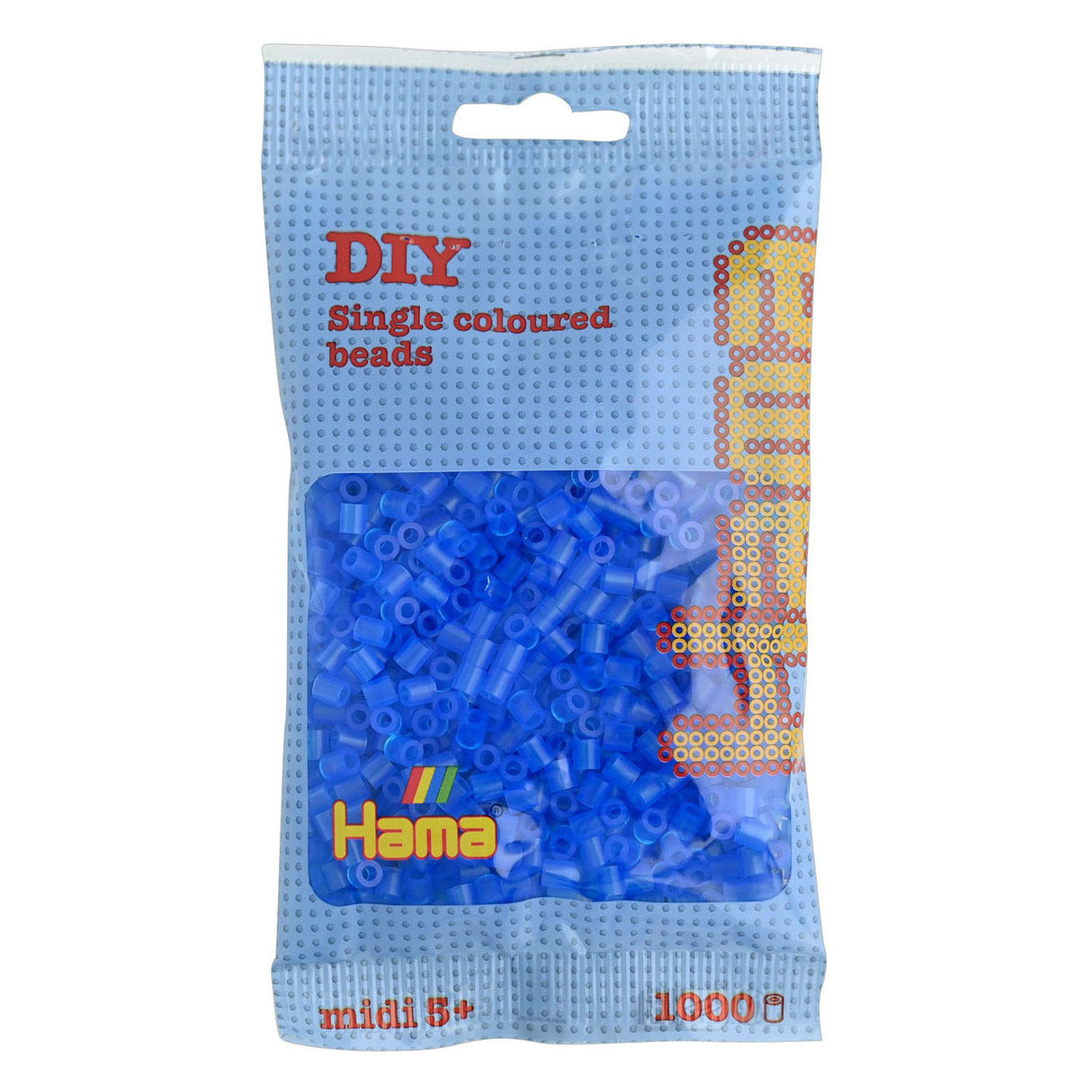 Hama Eisen Perlen - blo transparent (015), 1000st.