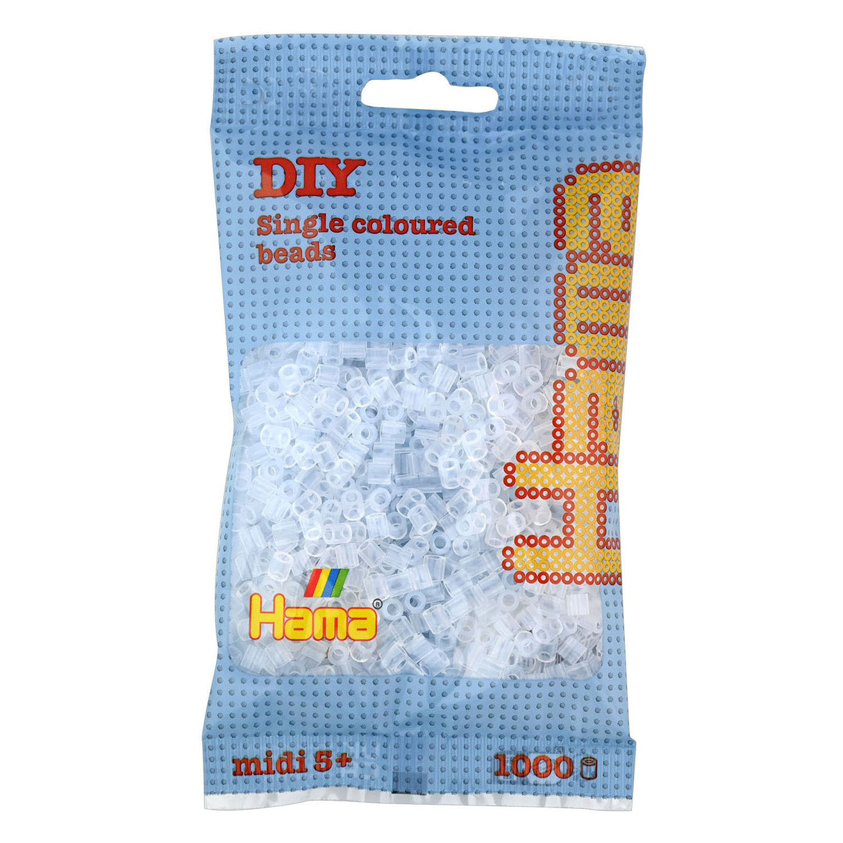 Hama järnpärlor 1000 stycken transparenta