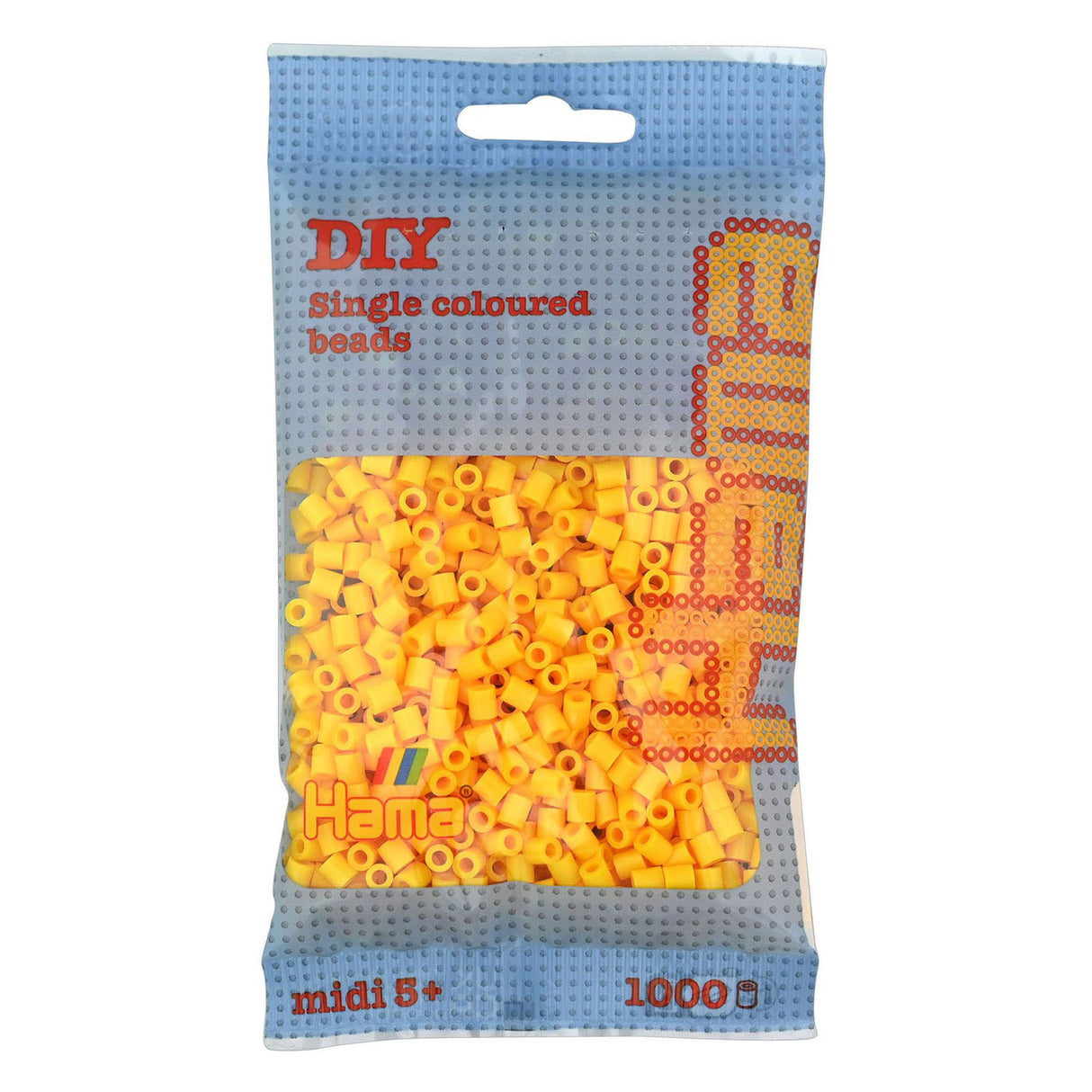 Hama iron beads yellow 1000 pieces