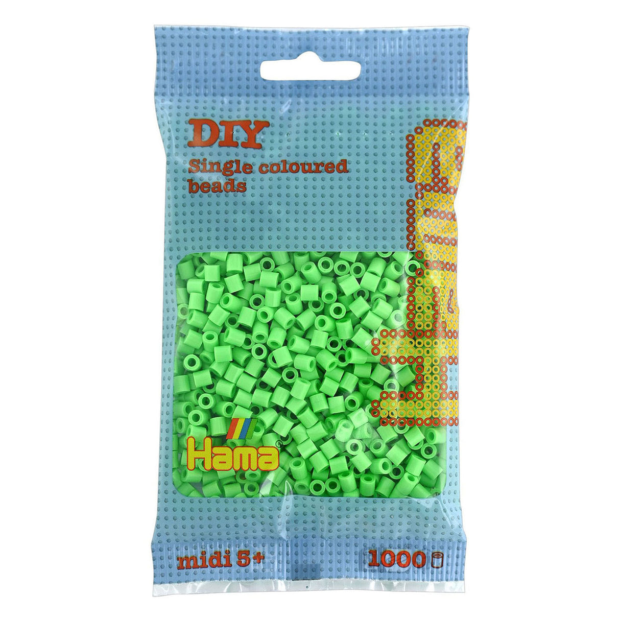 Hama Iron perles 1000 stykker grøn pastel