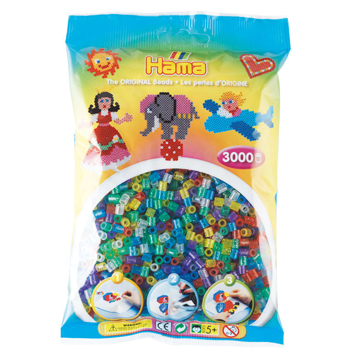 Hama Iron Beads 3000 piezas brillo