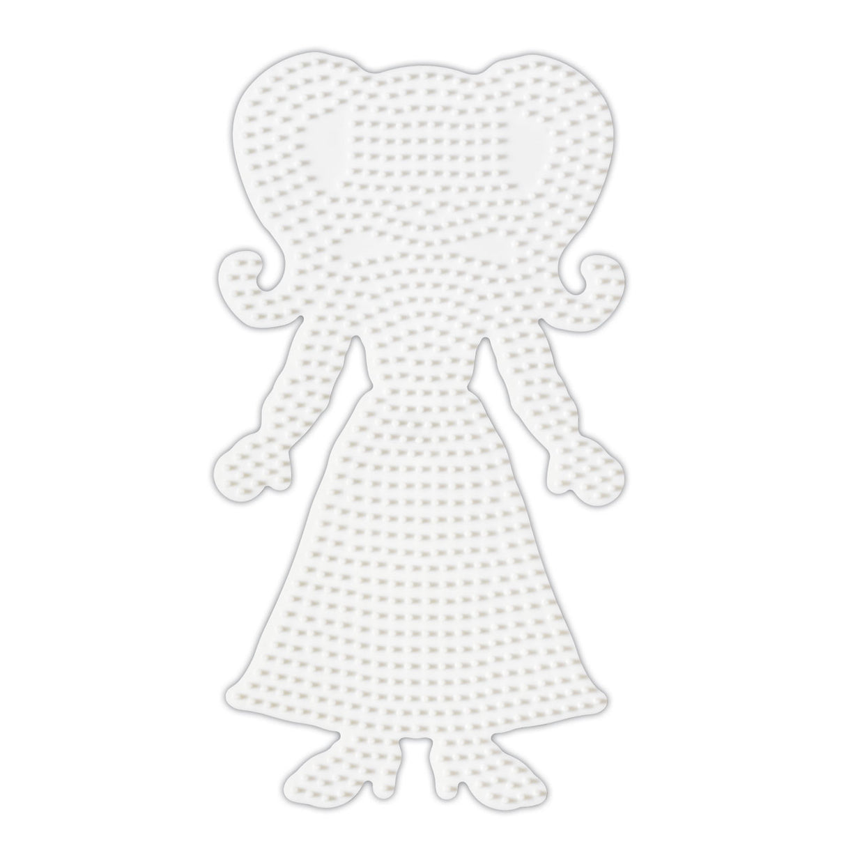 Hama iron bead board girl