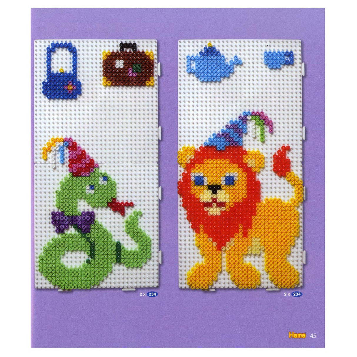 Hama String Beads Inspiration Booklet, No. 12
