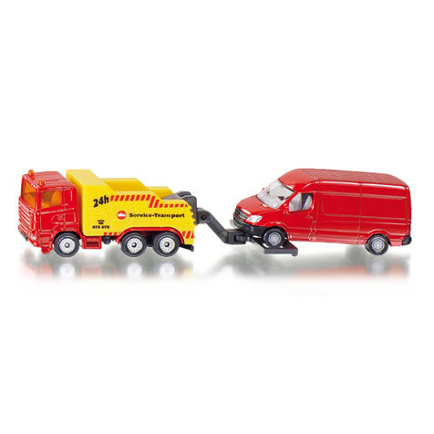 Siku 1667 tow truck with car