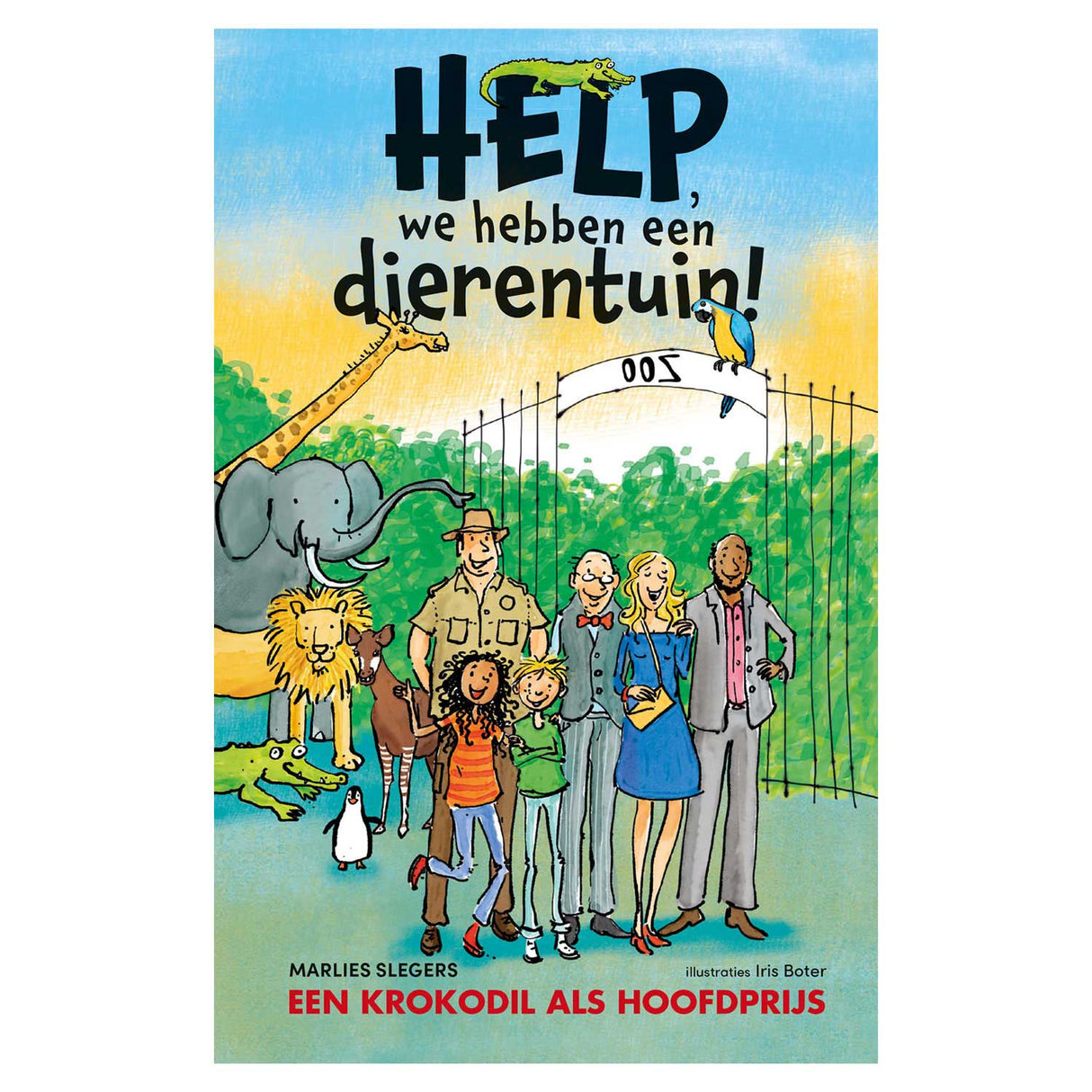 Publisher Kluitman Help, we have a zoo! a crocodile as the main prize