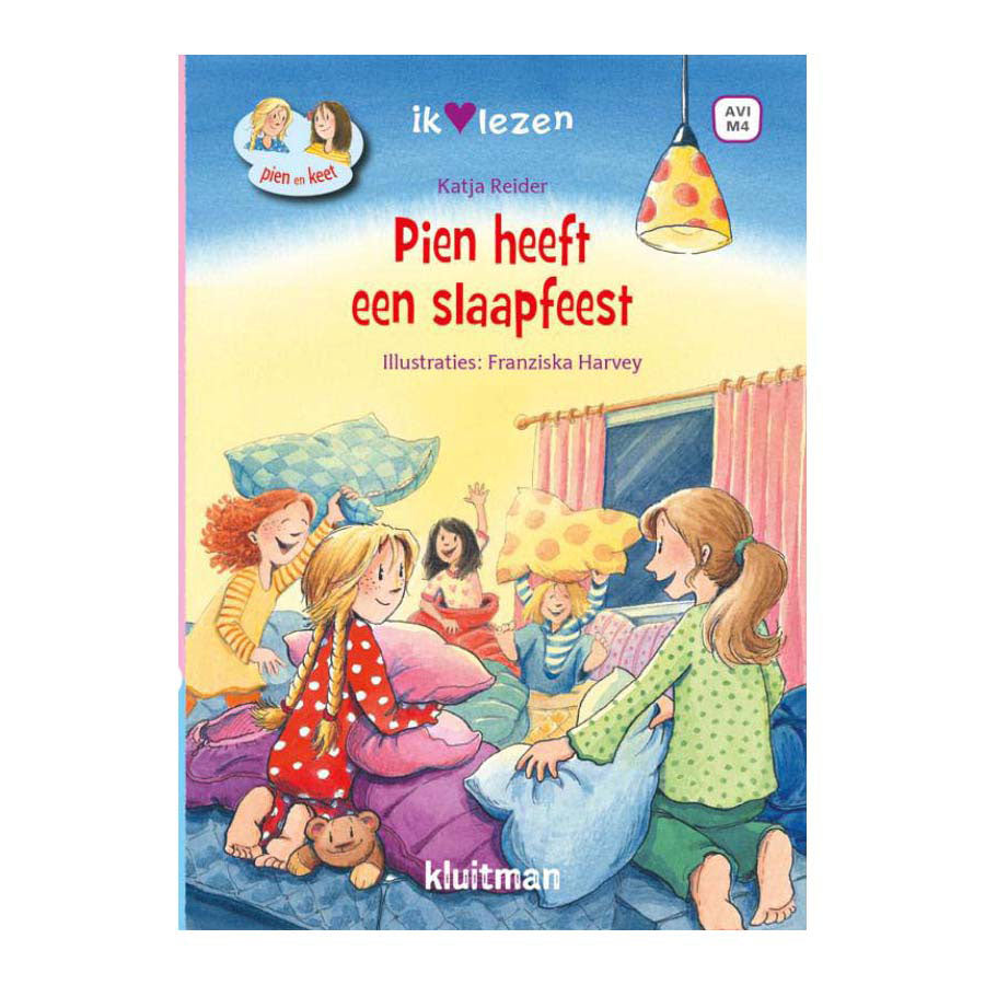 Uitgeverij kluitman pien keet. pien heeft een slaapfeest - avi m4
