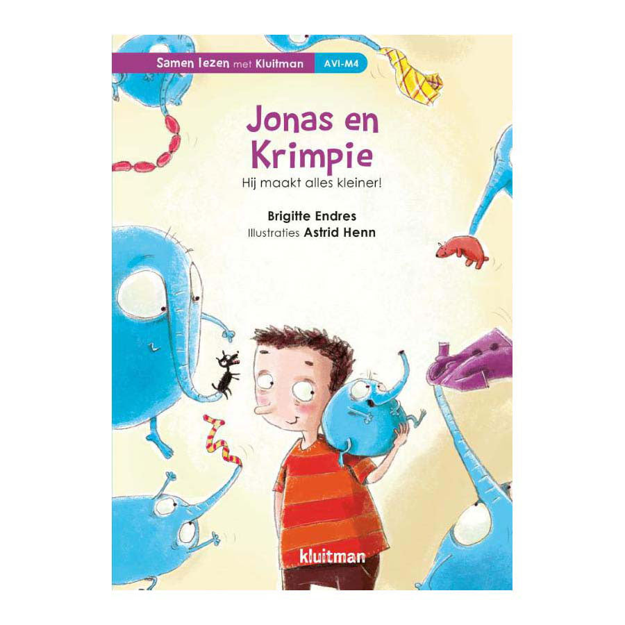 Uitgeverij kluitman jonas en krimpie avi m4