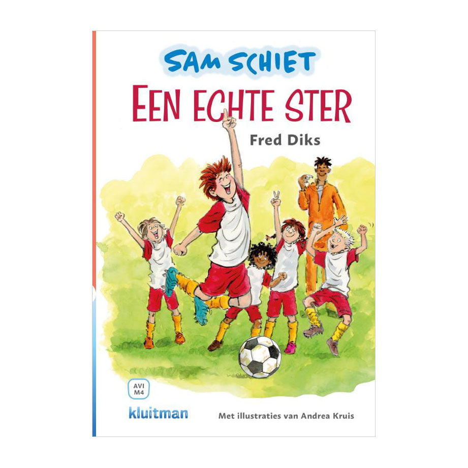 Uitgeverij kluitman sam schiet. een echte ster avi m4