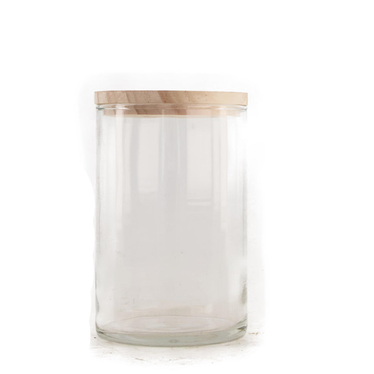 Dijk natural collections vaas glas ø10x15.8cm met schikdeksel