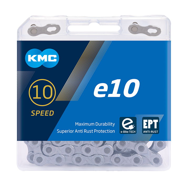 KMC Chain 10 speed e10 EPT 136 links silver