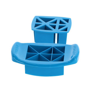 Osnovne Funbites Ice Cube oblikujejo trikotnike modre