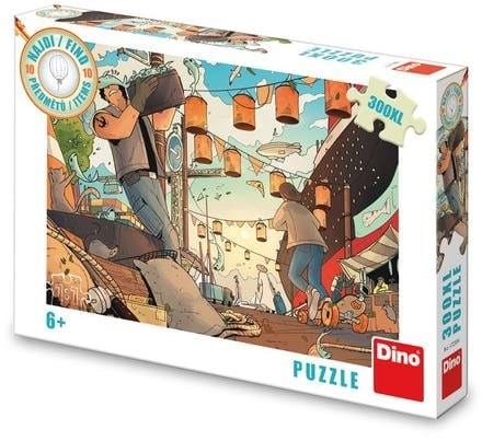 Dinotoys Dino puzzle z rybářského přístavu - 300 kusů
