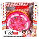 Bolo de comida básica com servidor de bolo