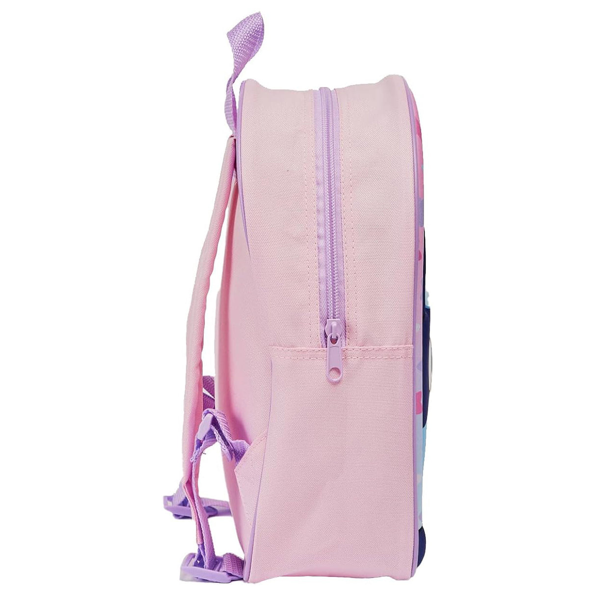 Mochila azul rosa