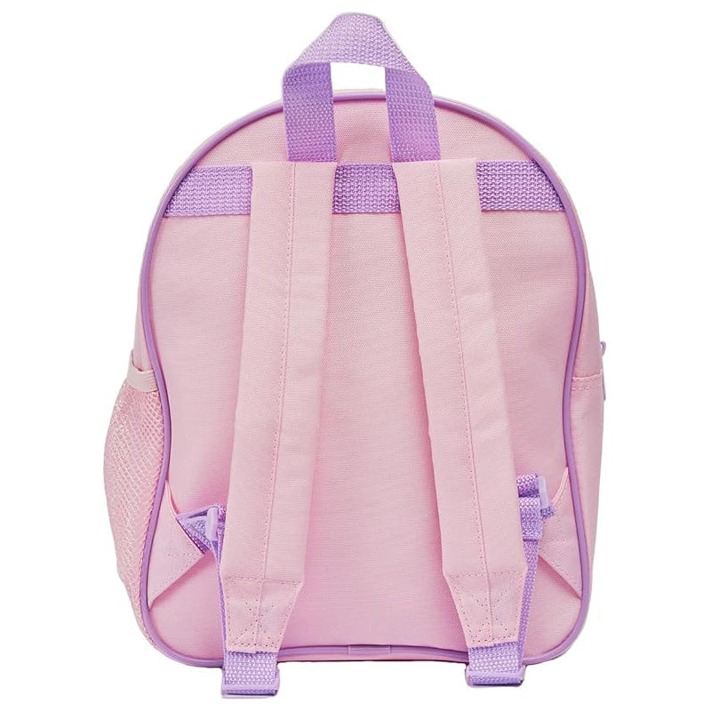 Mochila azul rosa