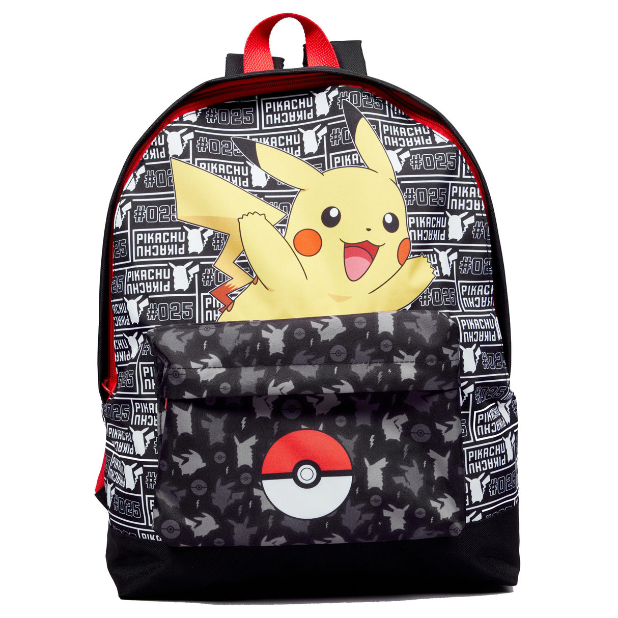 Batoh Pokémon s přední kapsou Pokeball Pikachu