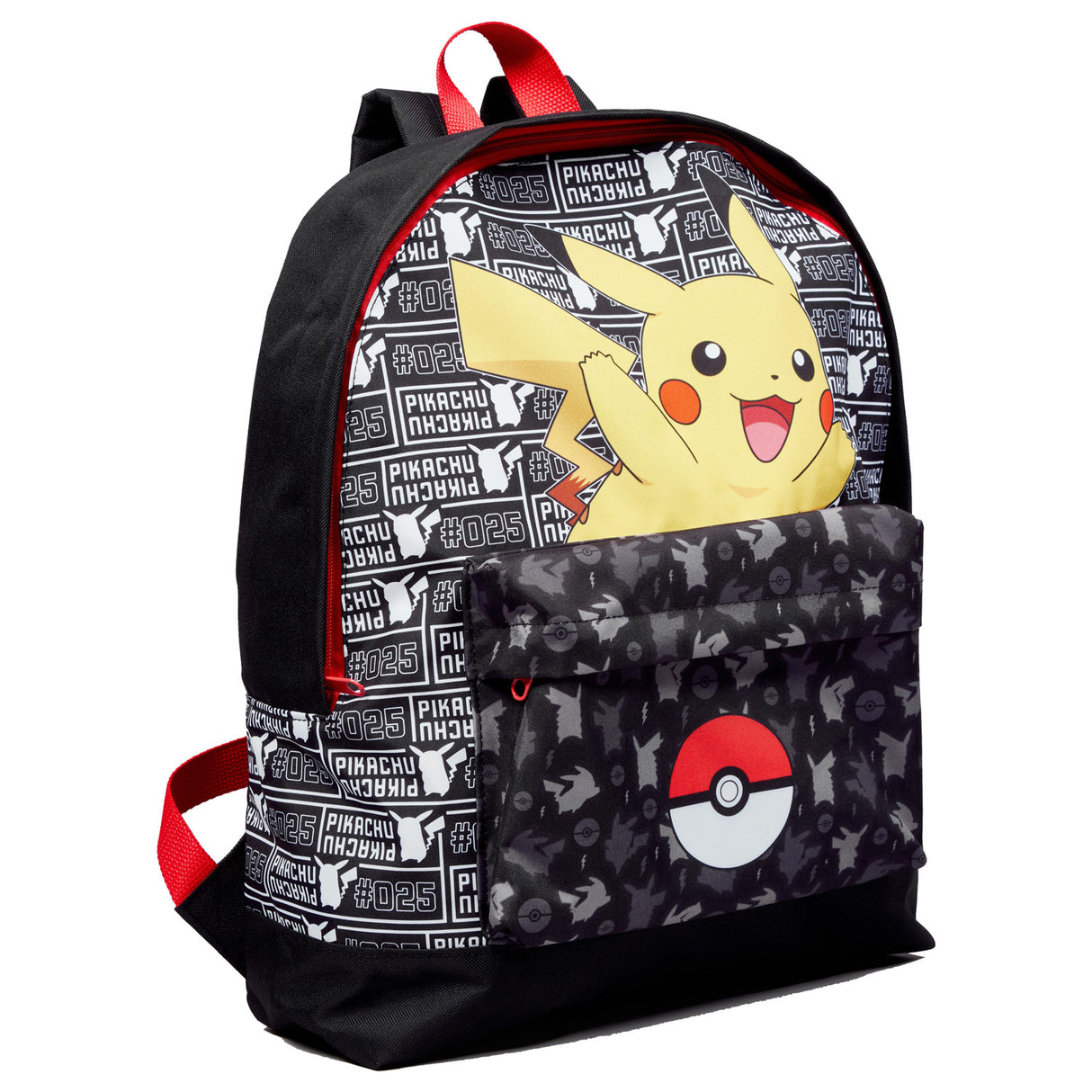 Batoh Pokémon s přední kapsou Pokeball Pikachu