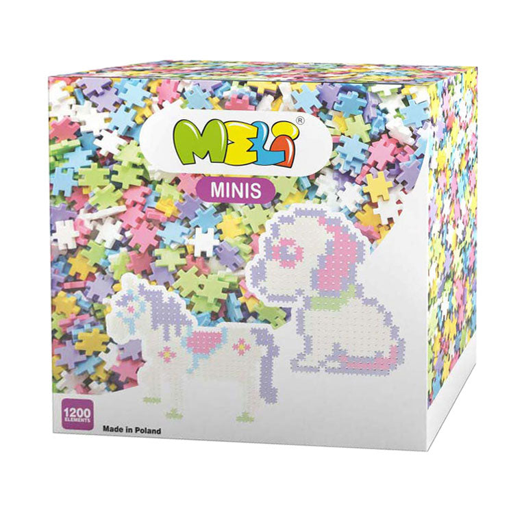 Meli minis mattoncini pastello, 1200 pz.