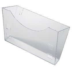 Document holder helicopter transparent wall mount a4