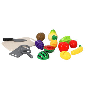 Cut fruit with cutting board