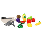 Cut fruit with cutting board