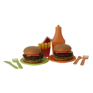 Jipy bioplastic hamburger play set 25 pieces
