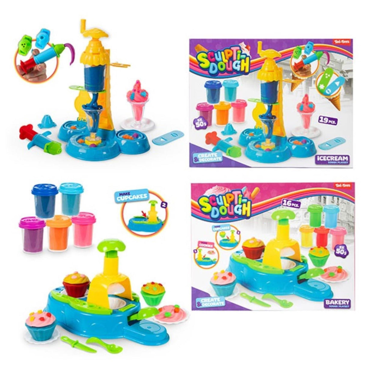 Toi-toys toi toys kleiset ijsje cupcake