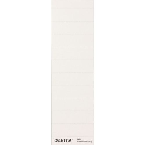 Ленти за ездач leitz alpha бели 100 броя картон