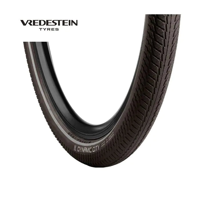 Vredestein outer tire Dynamic City 28 x 1.75 brown refl