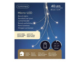 Lumineo Kaskadenbeleuchtung 40 LED warmweiß