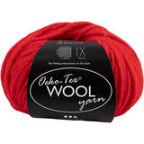 Creativ Company Wool Yarn Red, 50m