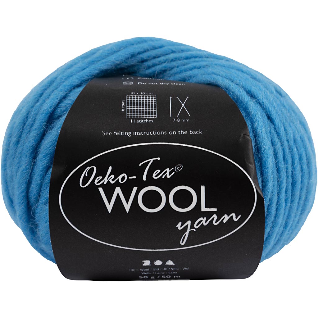 Creativ Company Wool yarn Turquoise, 50m