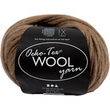 Creativ Company Wol yarn light brown, 50m