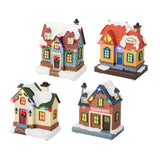 Lumineo Christmas house LED 8.5x10cm