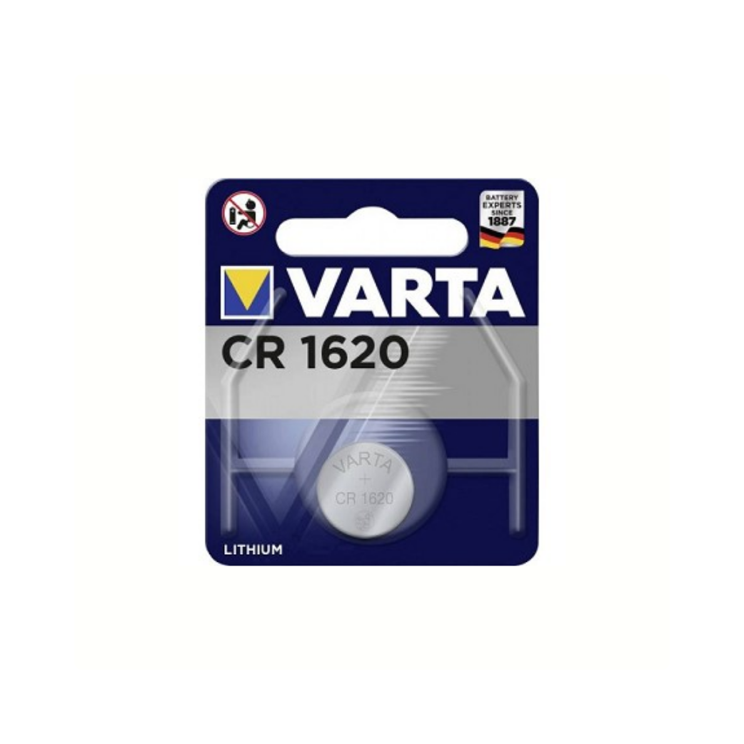 Varta -knappcellbatteri 3V Middel CR1620
