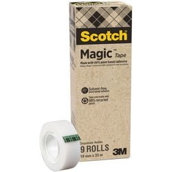 Magic tape a greener choice scotch 19mmx33m 9 roll