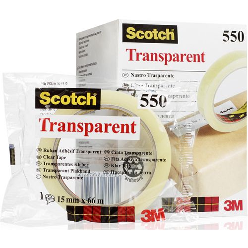 Plakband scotch 550 transparant