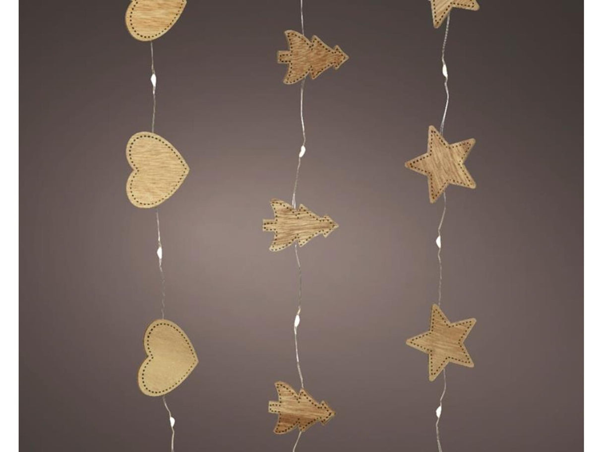 Lumineo micro led verlichting met hout deco