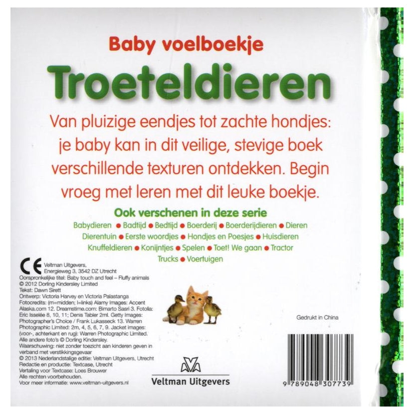 Centraal boekhuis baby's voelboekje troeteldieren