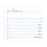 Psaní mého cvičení (pro lidi vlevo))