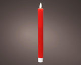 Lumineo dinerkaars led ribbel 24cm rood 2 st.