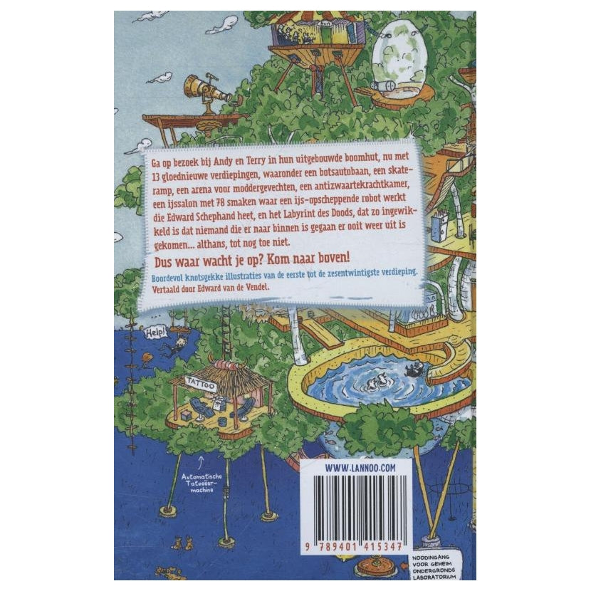 Centraal boekhuis de waanzinnige boomhut van 26 verdiepingen