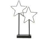 Lumineo ster led op standaard metaal h34cm