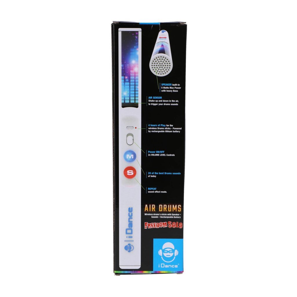 Idance Drums Freedom Electric Black inklusive Licht und Mischpult